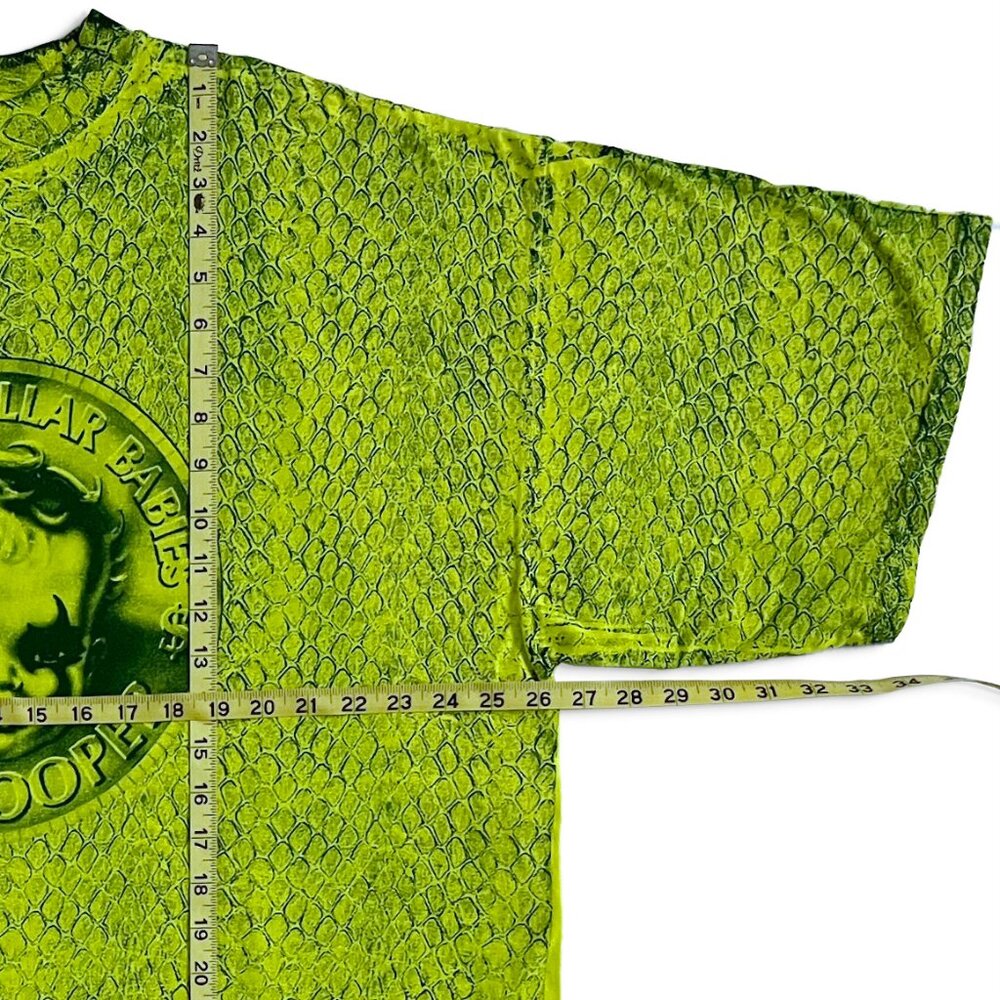 Alice Cooper- Vintage 1999 Tour- Million Dollar Babies Snakeskin Allover - Picture 9 of 10